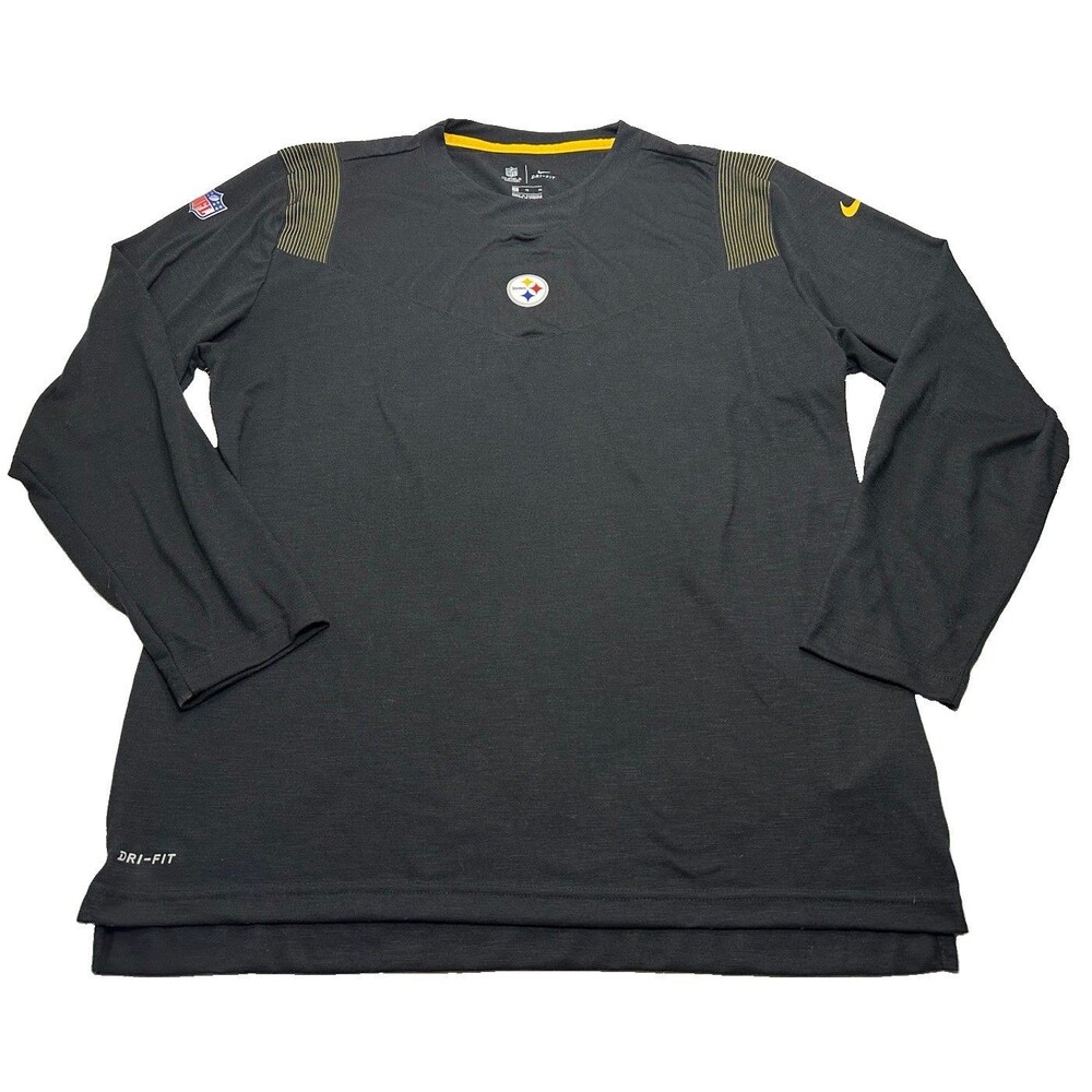 Nike Dri-Fit NFL Pittsburgh Steelers Sideline Player UV Performance Shirt XL